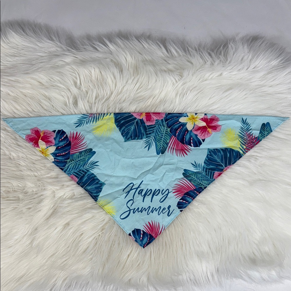 Tropical Floral Dog Bandana